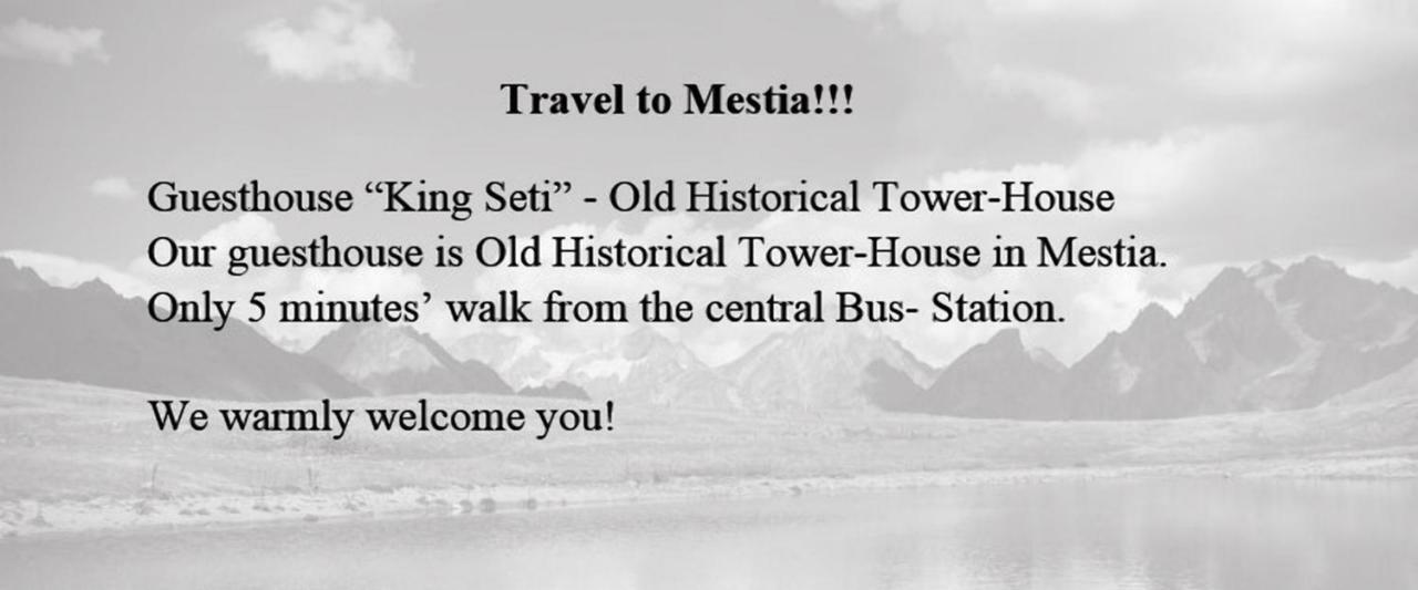 Guesthaus King Seti Otel Mestia Dış mekan fotoğraf